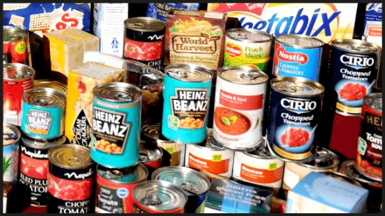 food bank donations